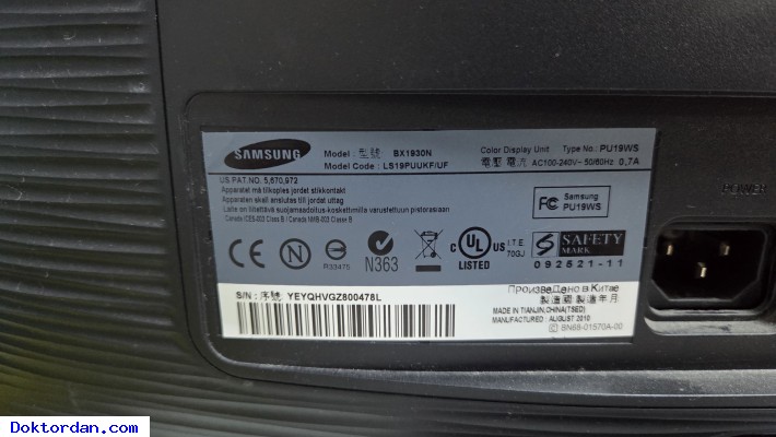 Samsung 19 inch monitör